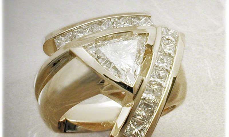 Carolyn Custom Trilliant Ring